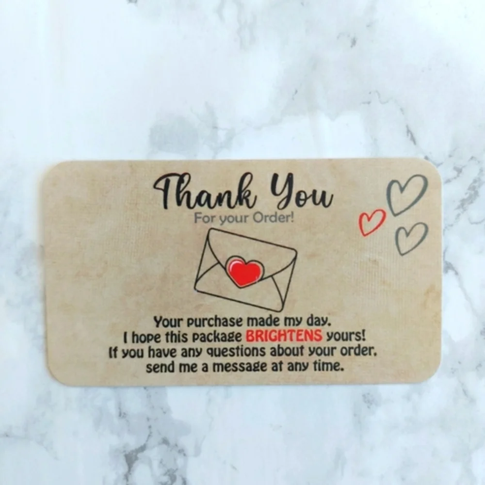 ♥️ 5x25 / 50 Thank You Cards